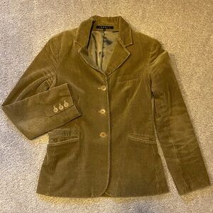 Vintage Theory Y2K Tan Corduroy Blazer Coat Jacket